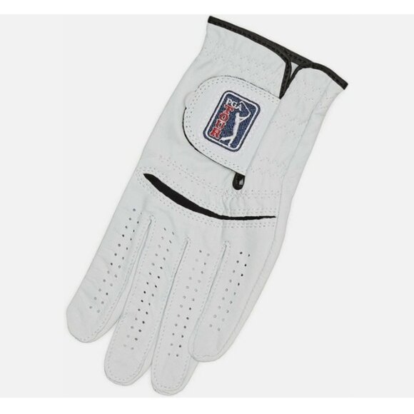 PGA TOUR Men's SwingSoft Leather Golf Glove - Picture 1 of 6